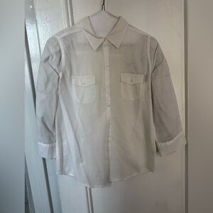 White linen button down - must go 7/1